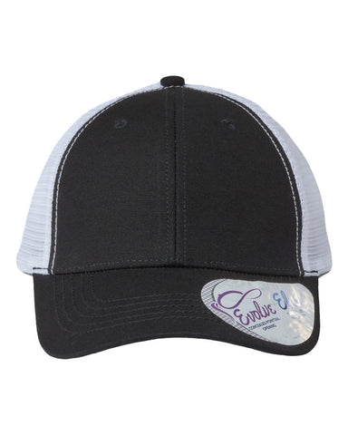 Infinity Her "Charlie" Trucker Cap - Black / White