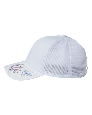 Infinity Her "Charlie" Trucker Cap - White / White
