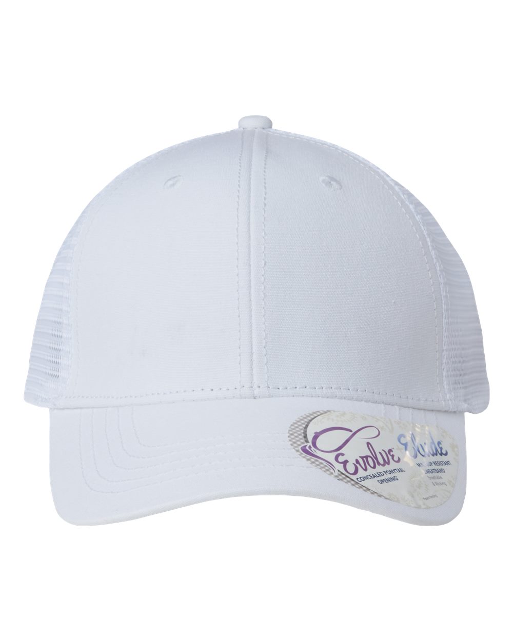 Infinity Her "Charlie" Trucker Cap - White / White