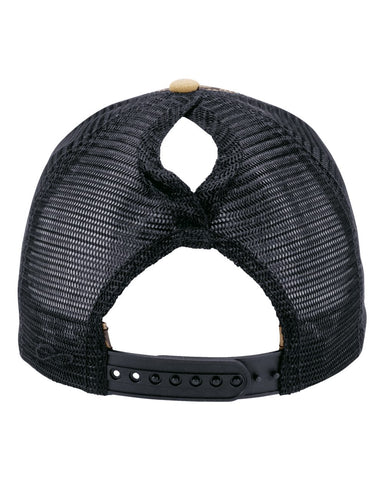 Infinity Her "Charlie" Trucker Cap - Leopard/Black