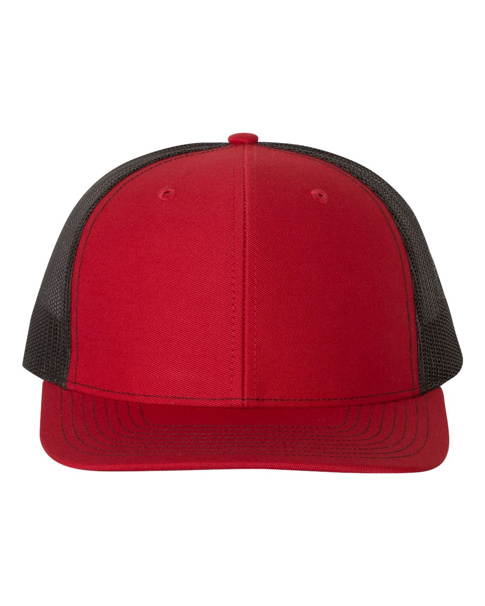 Richardson - Snapback Trucker Cap - Red / Black