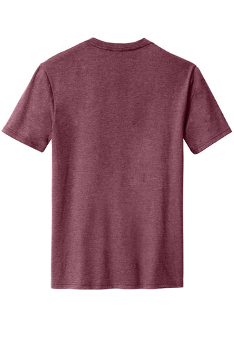 DM108 - District® Perfect Blend® CVC Tee - Heathered Cardinal