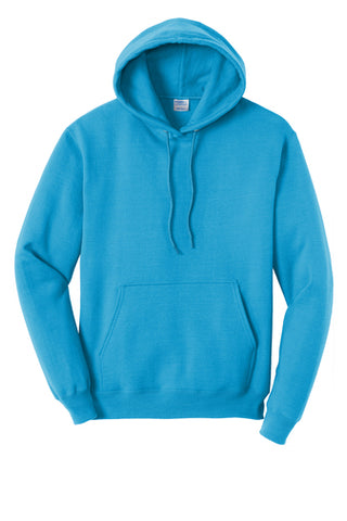 PC78H Port & Company® Core Fleece Pullover Hooded Sweatshirt - Neon Blue