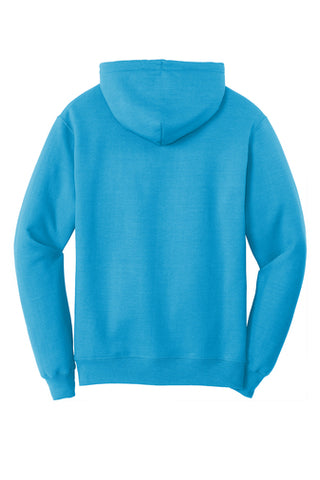 PC78H Port & Company® Core Fleece Pullover Hooded Sweatshirt - Neon Blue