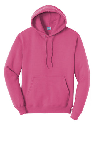 PC78H Port & Company® Core Fleece Pullover Hooded Sweatshirt - Sangria