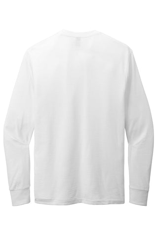 DT109 - District® Perfect Blend® CVC Long Sleeve Tee - White