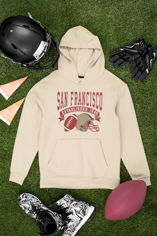 Embroidered San Francisco Football Hoodie