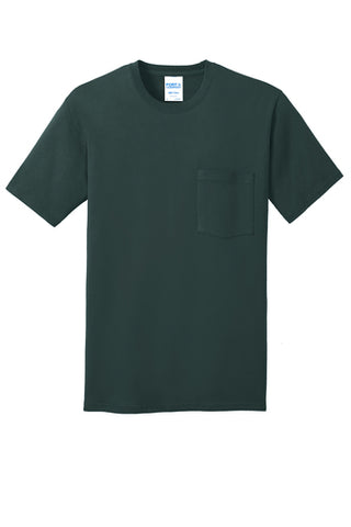 Port & Company - Core Cotton Pocket T-Shirt - Dark Green