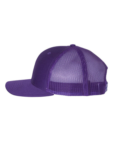 Richardson - Snapback Trucker Cap - Purple
