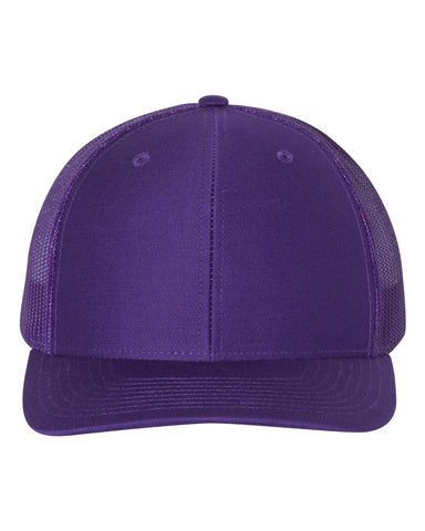 Richardson - Snapback Trucker Cap - Purple