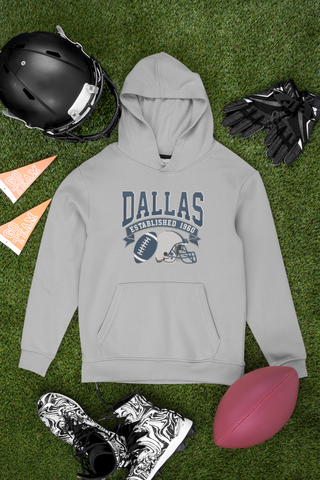 Embroidered Dallas Football Hoodie
