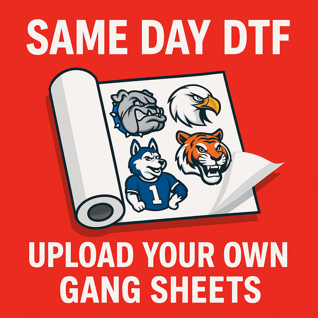 **SAME DAY** ***EXPERT ONLY***Upload Your Custom Gang Sheet