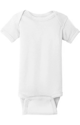 Rabbit Skins Infant Baby Rib Bodysuit - White