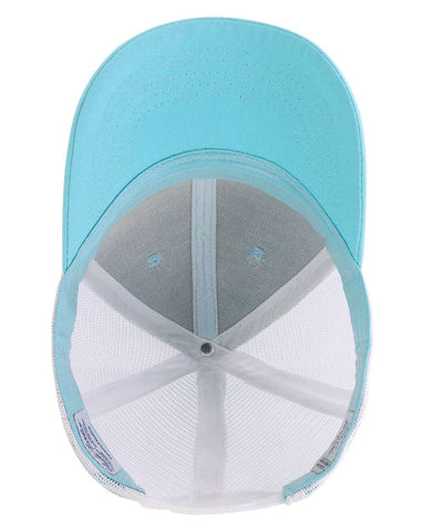 Infinity Her "Charlie" Trucker Cap - Lt. Blue / White