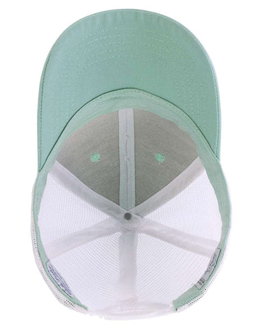 Infinity Her "Charlie" Trucker Cap - Seafoam / White