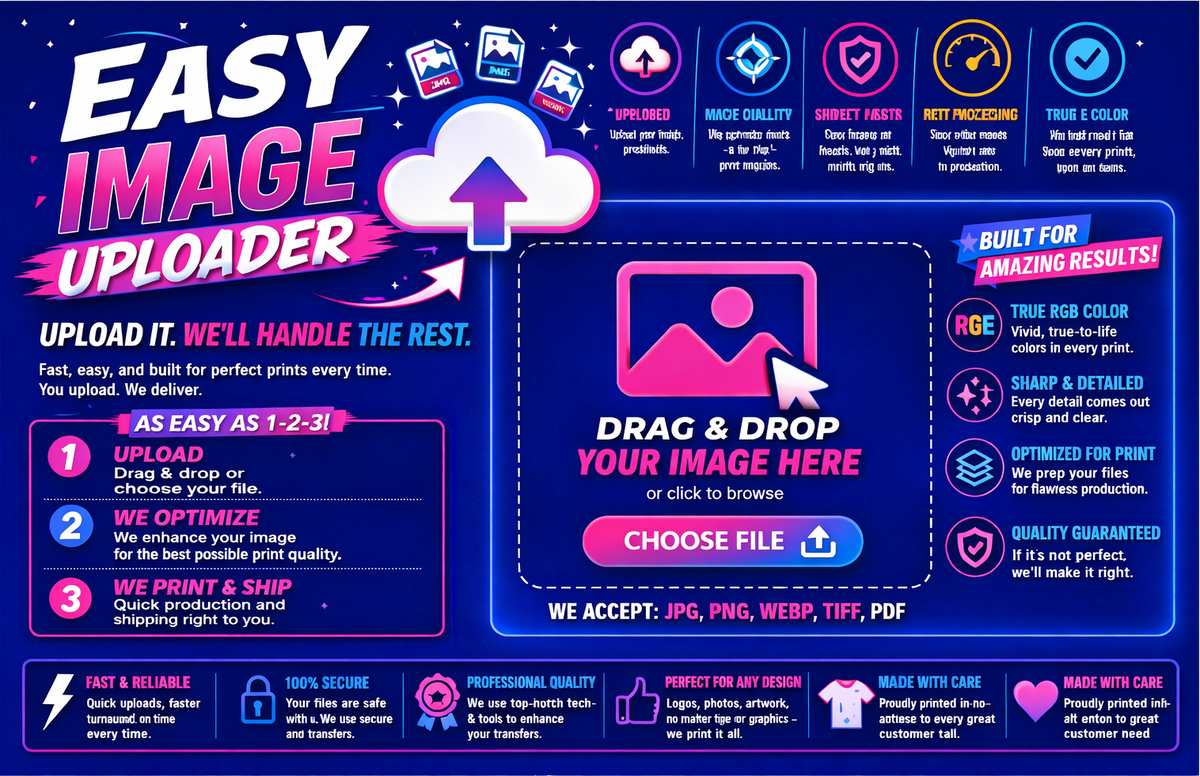 Single Image DTF Transfer – Instant Peel, Same‑Day Print, Ready‑to‑Press