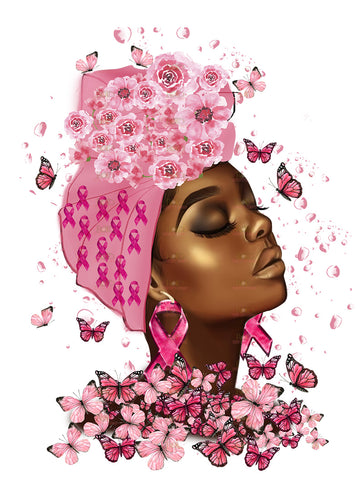 DTF Screen Print Image - Strength in Pink