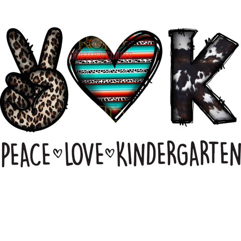 Peace Love Kindergarten