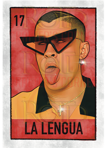 DTF Screen Print Image - 17 La Lengua