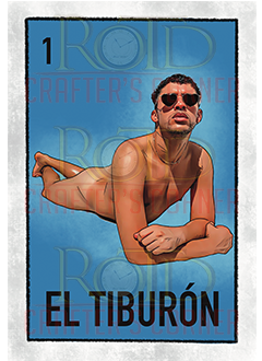 DTF Screen Print Image - 1 El Tiburon