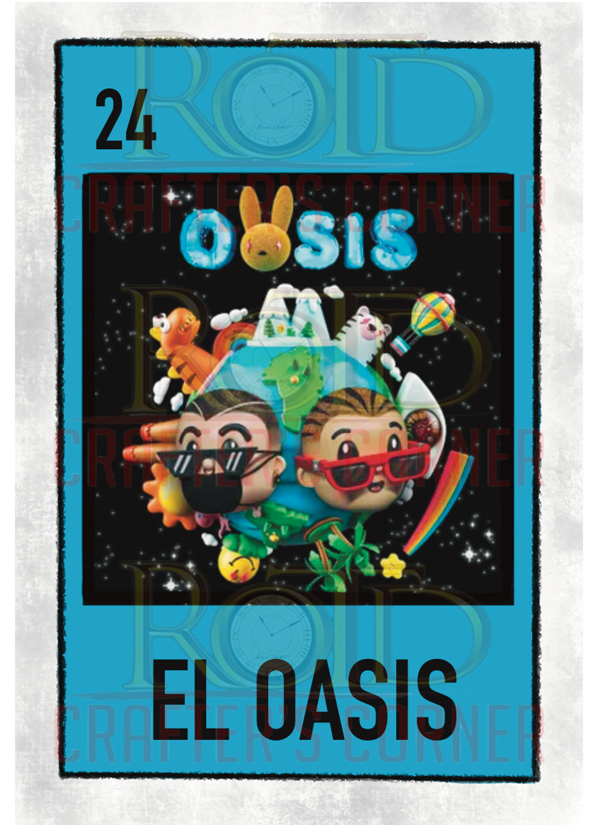 DTF Screen Print Image - 24 El Oasis