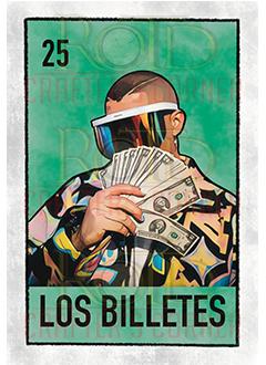 DTF Screen Print Image - 25 Los Billetes