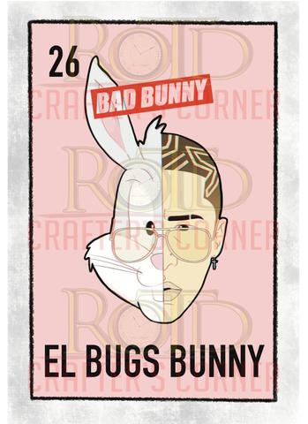 DTF Screen Print Image - 26 El Bugs Bunny