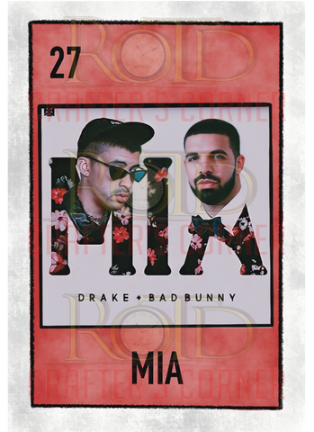 DTF Screen Print Image - 27 MIA