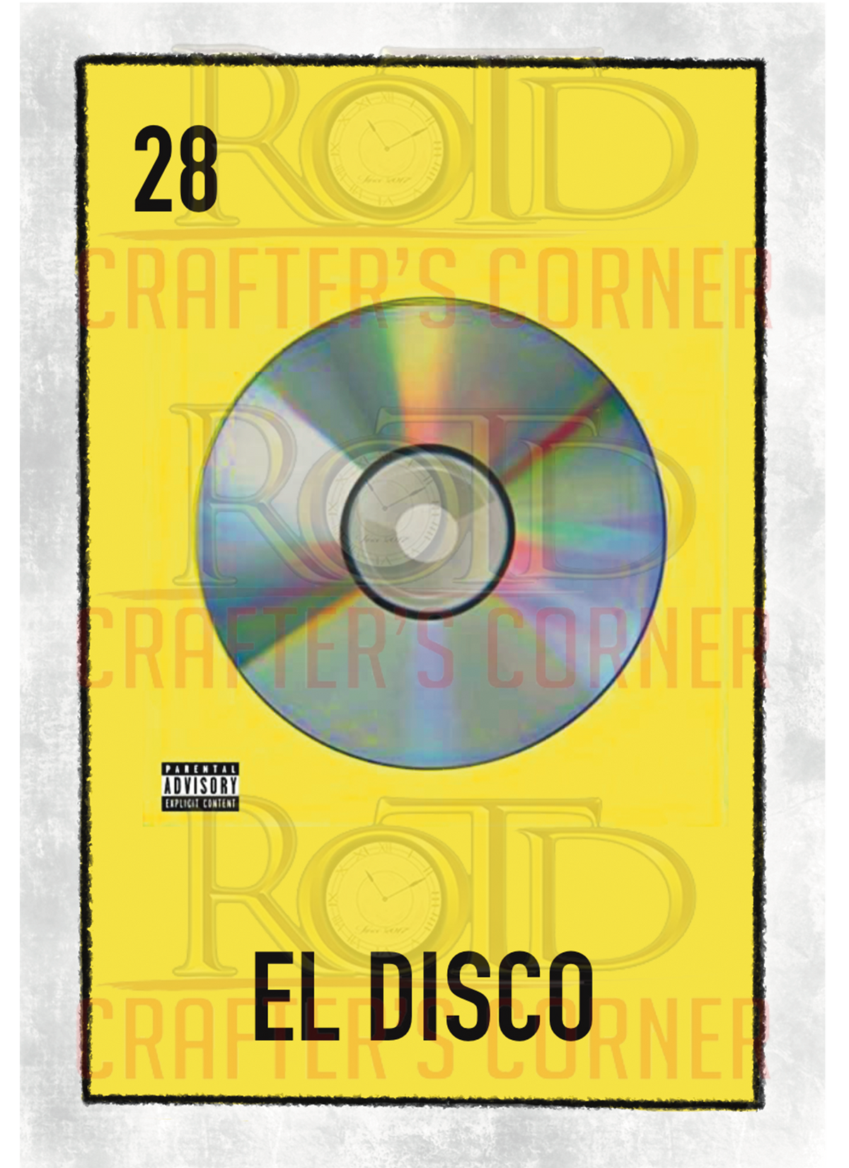 DTF Screen Print Image - 28 El Disco