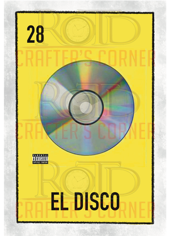 DTF Screen Print Image - 28 El Disco