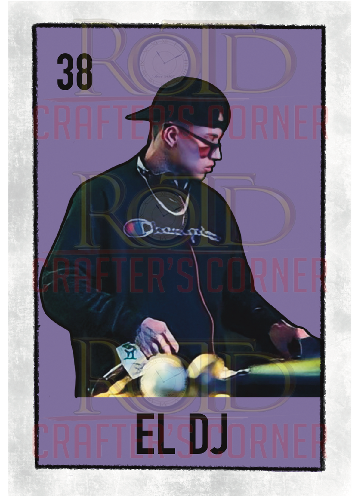 DTF Screen Print Image - 38 El Dj