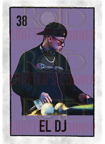 DTF Screen Print Image - 38 El Dj