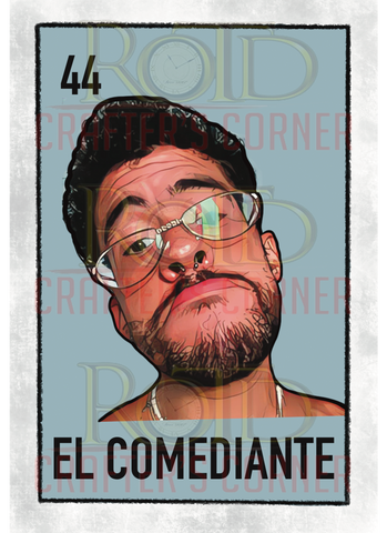 DTF Screen Print Image - 44 El Comediante