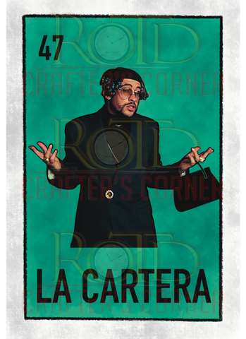 DTF Screen Print Image - 47 La Cartera