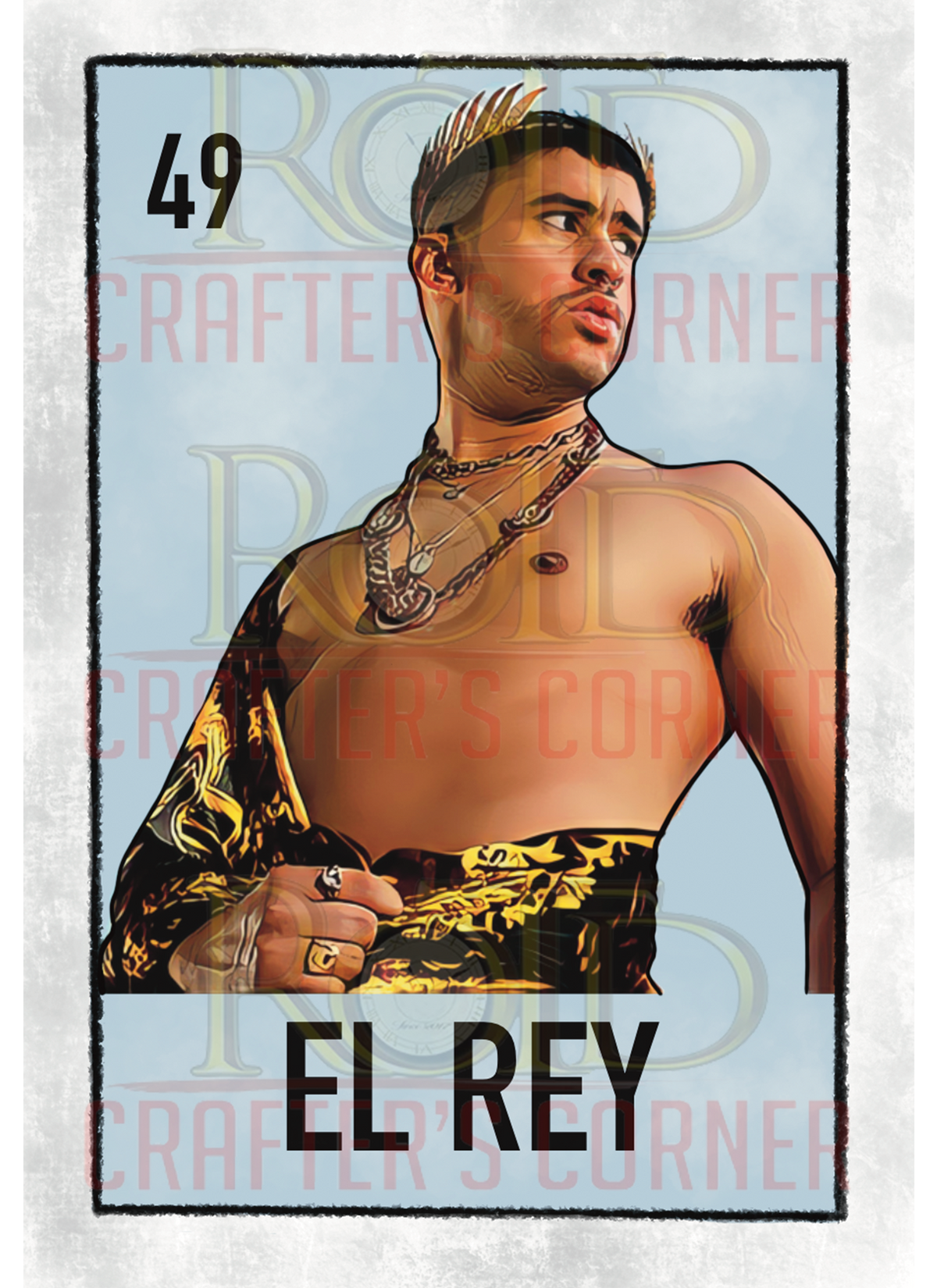 DTF Screen Print Image - 49 El Rey