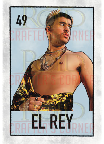DTF Screen Print Image - 49 El Rey