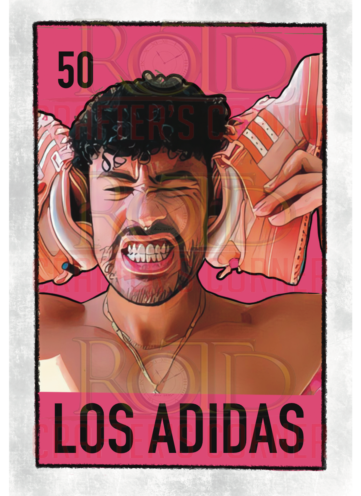 DTF Screen Print Image - 50 Los Adidas