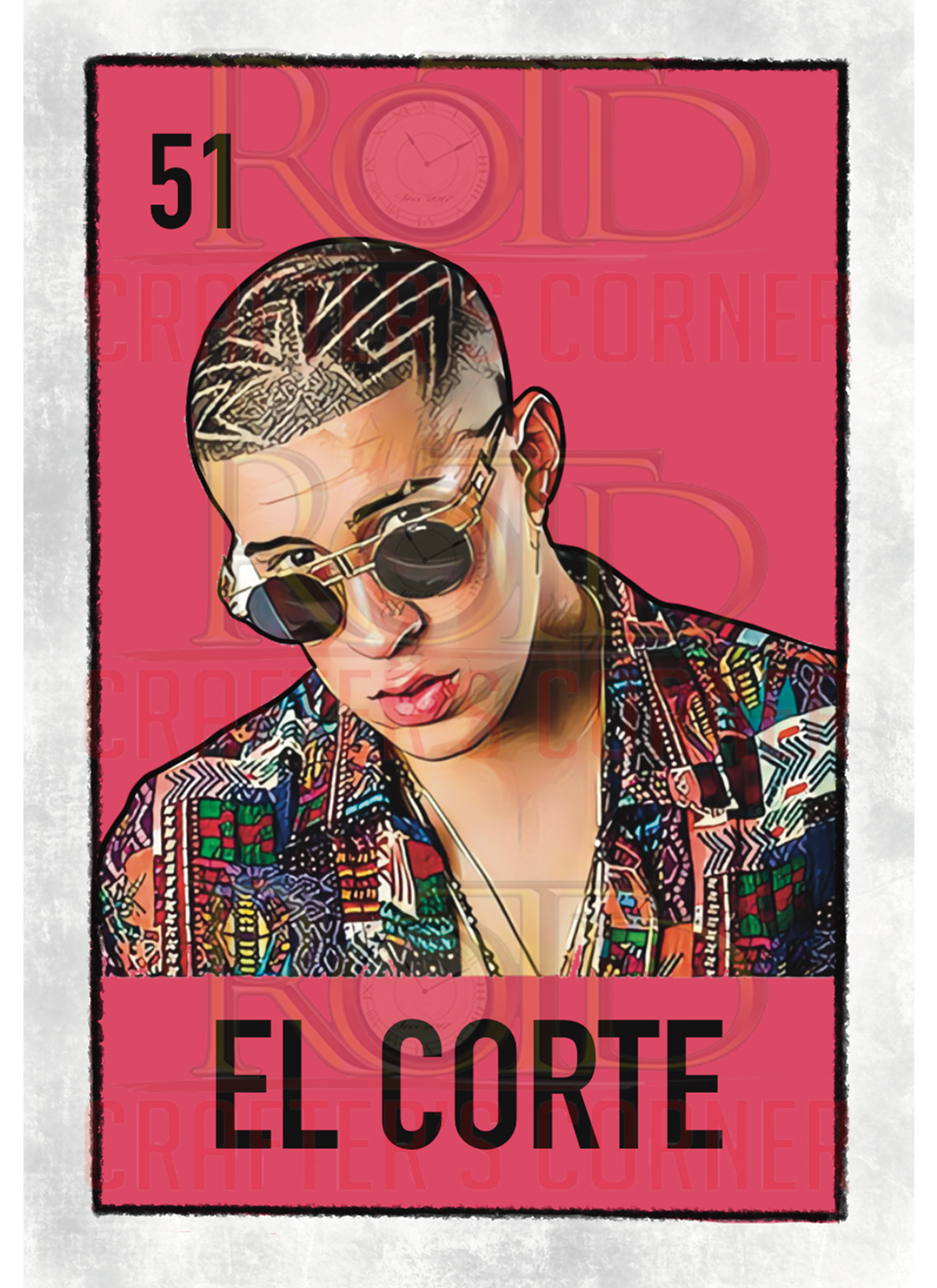 DTF Screen Print Image - 51 El Corte