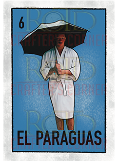 DTF Screen Print Image - 6 El Paraguas