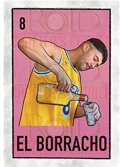 DTF Screen Print Image - 8 El Borracho