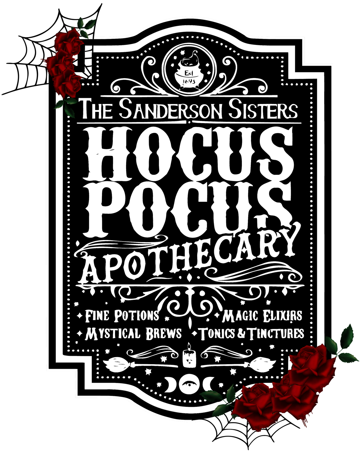 DTF Screen Print Image - Hocus Pocus Apothecary