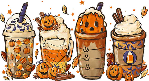 DTF Screen Print Image - Fall Starbucks 3