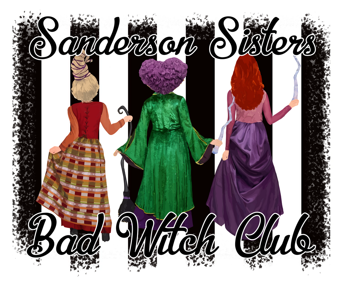 DTF Screen Print Image - Bad Witch Club