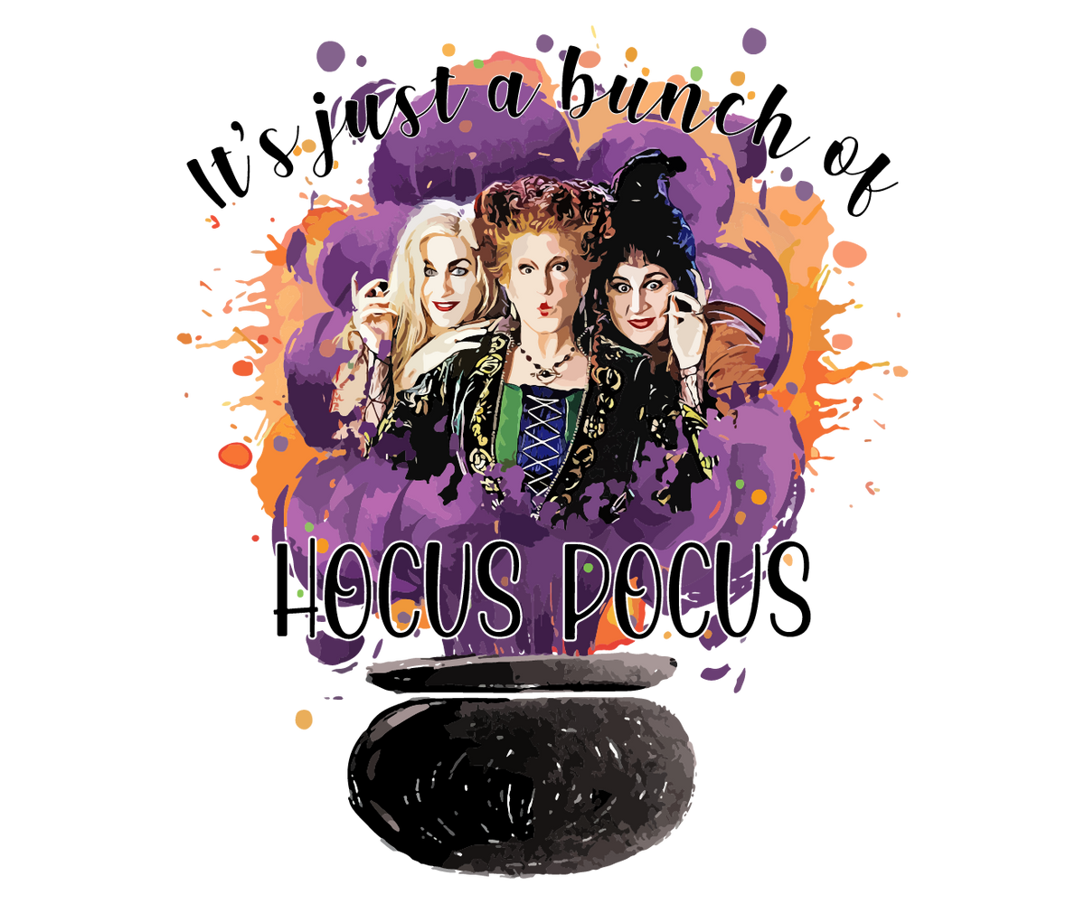 DTF Screen Print Image - Bunch of Hocus Pocus