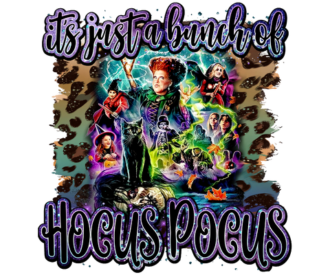 DTF Screen Print Image - Bunch of Hocus Pocus