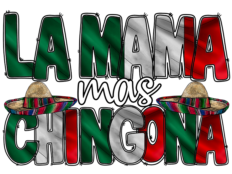 DTF Screen Print Image - La Mama