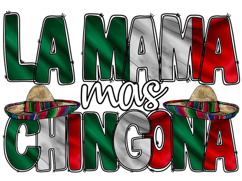 DTF Screen Print Image - La Mama