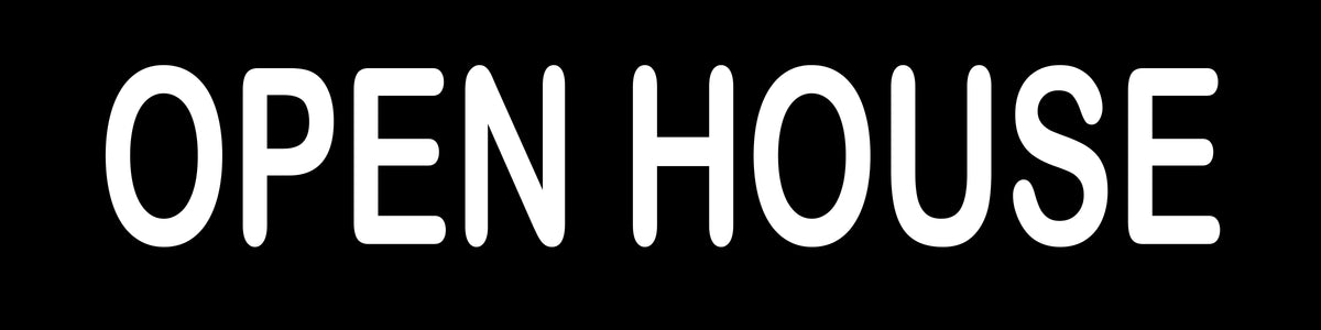 Open House Yard Sign Rider