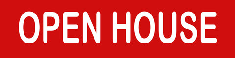Open House Yard Sign Rider