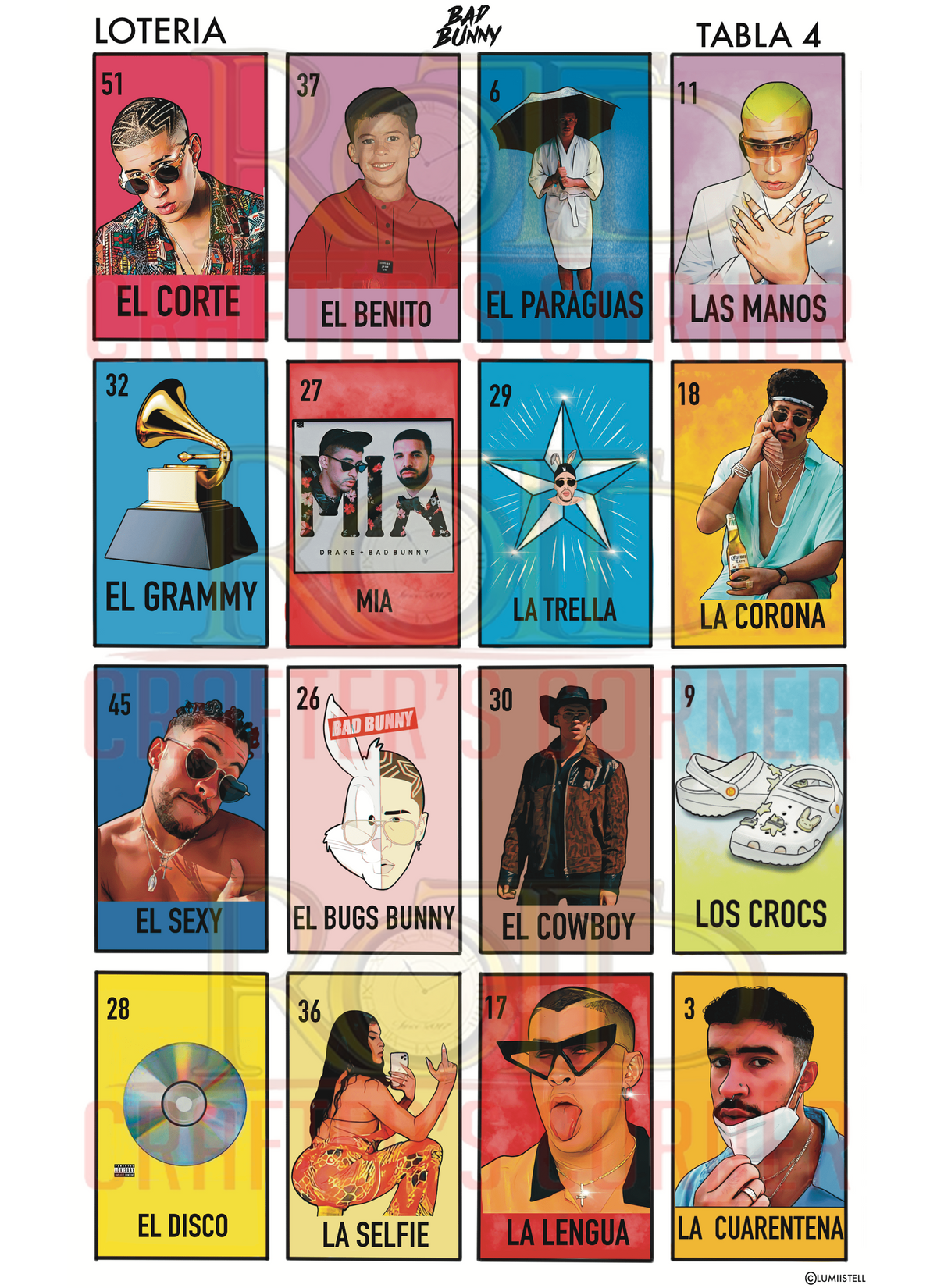 DTF Screen Print Image - Tabla 4